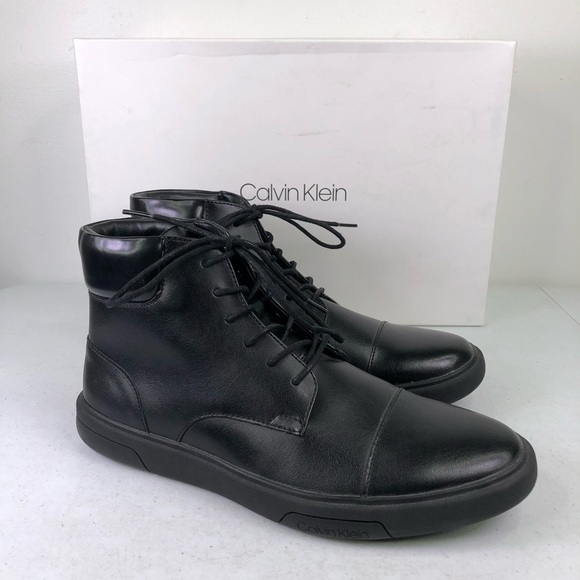 Calvin Klein Glennon High Top Fashion Sneaker Shoes Size 8